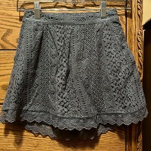 Girls size XL grey lucky brand skirt